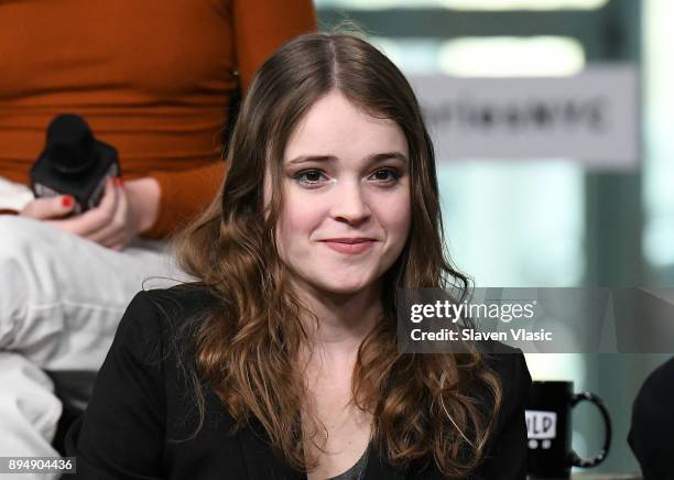 Actress Nadia Alexander visits Build Series to discuss "Blame" at Build Studio on December 18, 2017 in New York City.