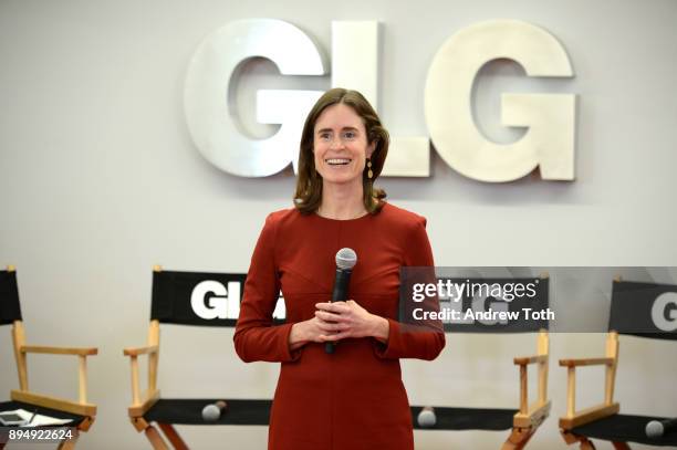 Social Impact Director Jen Field visits GLG on December 18, 2017 in New York City.