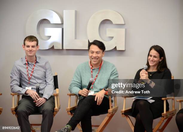 Mt. Sinai-GLG Global Health Scholar Taylor Miller, Founder and CEO of C4Q Jukay Hsu, and GLG Social Impact Fellowship Manager Rachel Wald visit GLG...