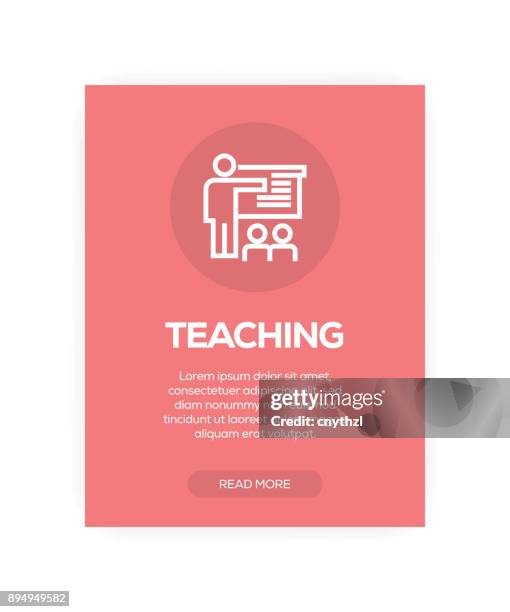 teaching concept - child computer learning stock illustrations