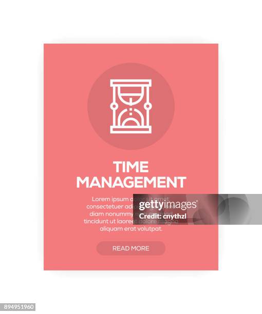 time management concept - application deadline stock illustrations