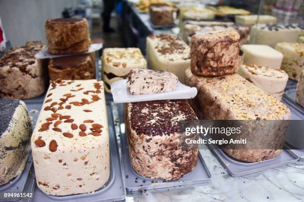 halva on sale in tel aviv - west asia stock pictures, royalty-free photos & images