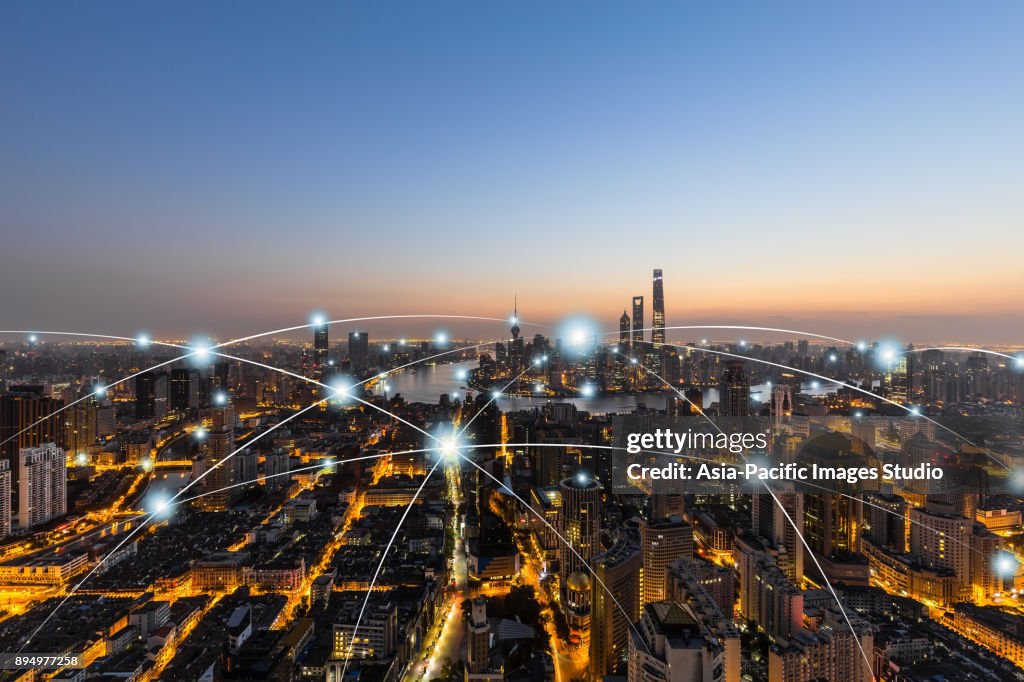 City network technology in Shanghai,China