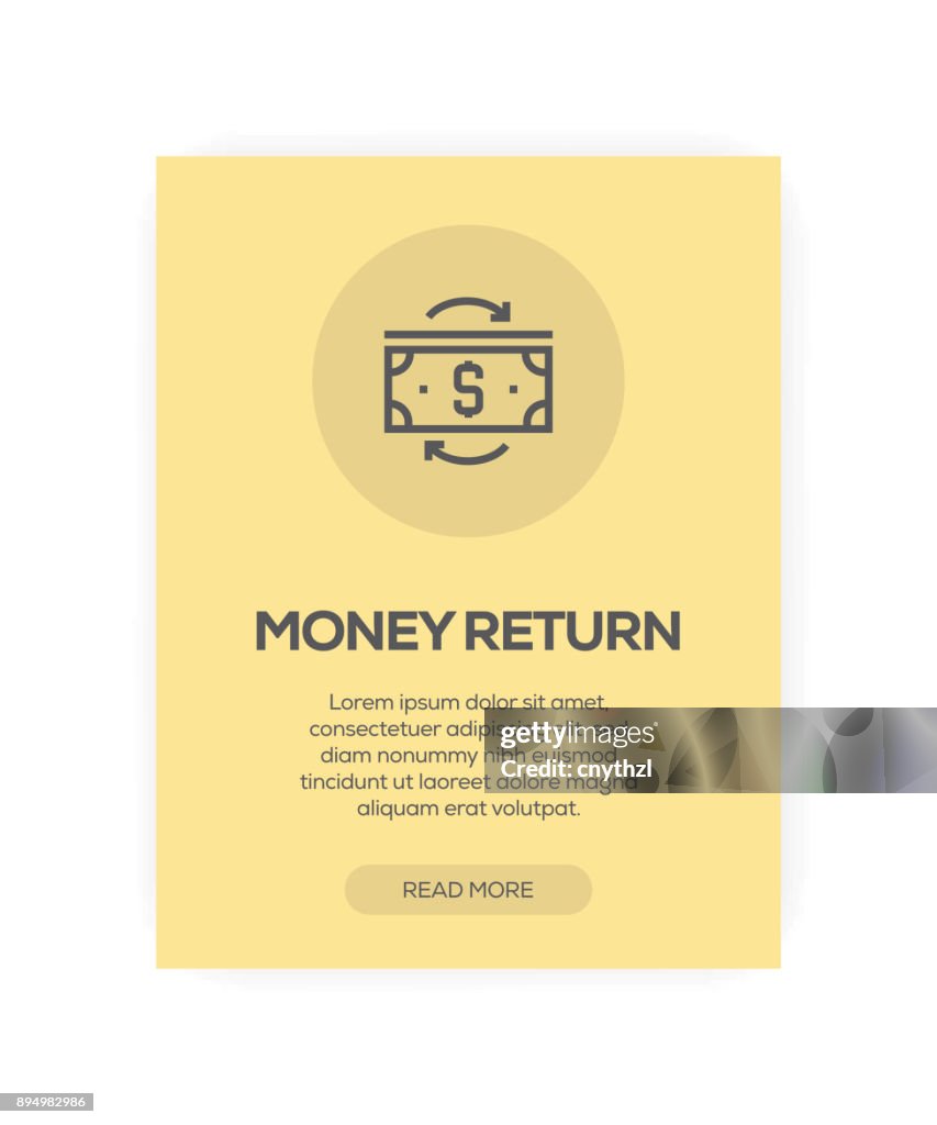 Return Money Example Money Return Concept High-Res Vector Graphic - Getty Images