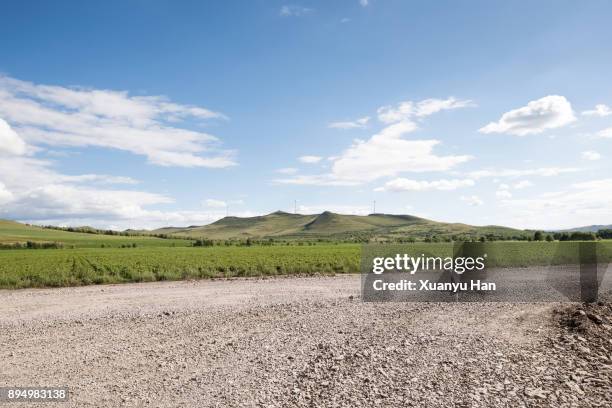 dirt track through raggeds wilderness area - schottergestein stock-fotos und bilder