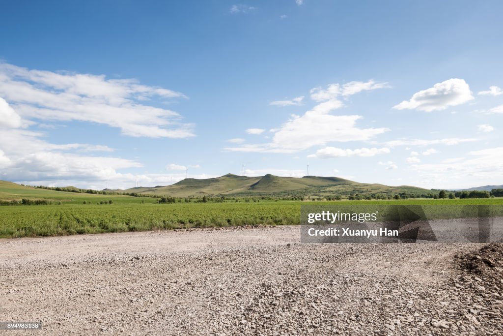 Dirt track through raggeds wilderness area
