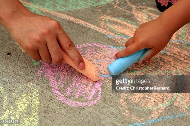 tiza - chalk art equipment fotografías e imágenes de stock