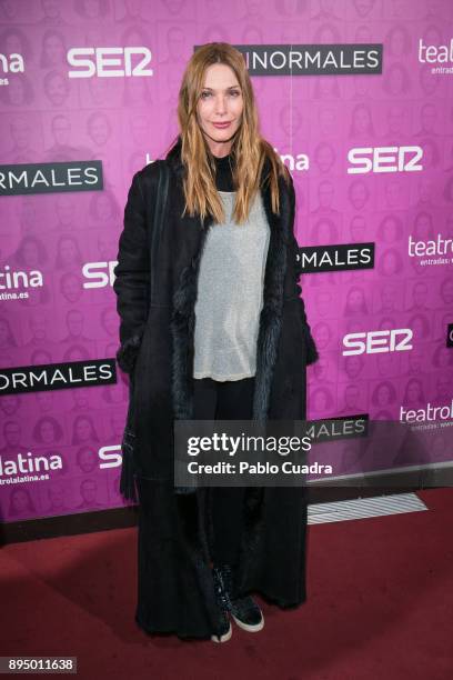 Cristina Piaget attends the 'Casi Normales' premiere at 'La Latina' Theatre on December 18, 2017 in Madrid, Spain.