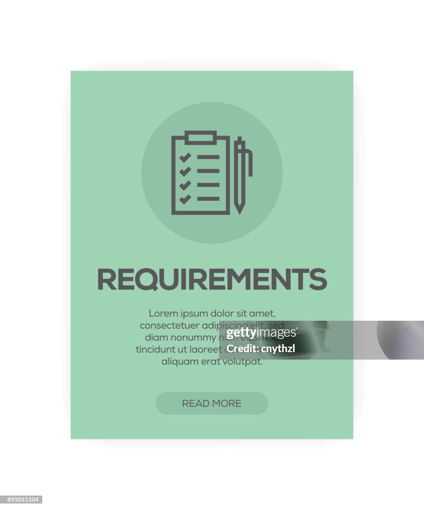 Requisit Graphics Requirements Concept High-Res Vector Graphic - Getty Images