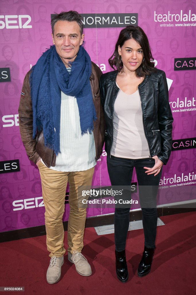 Josep Muniesa and Monica Corral attend the 'Casi Normales' premiere