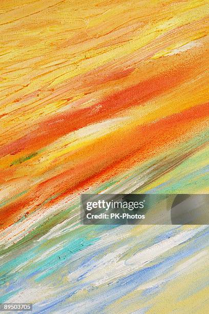pittura astratto - dipinto a pastello foto e immagini stock