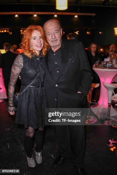 Ralph Siegel and Laura Käfer attend the 23th Annual Jose Carreras Gala on December 14, 2017 in Munich, Germany.