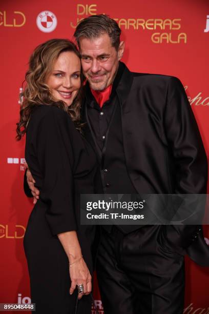Sven Martinek and Sonja Kirchberger attend the 23th Annual Jose Carreras Gala on December 14, 2017 in Munich, Germany.
