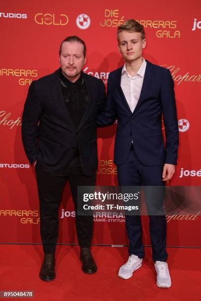 Joey Kelly and Luke Christopher Kelly attend the 23th Annual Jose Carreras Gala on December 14, 2017 in Munich, Germany.