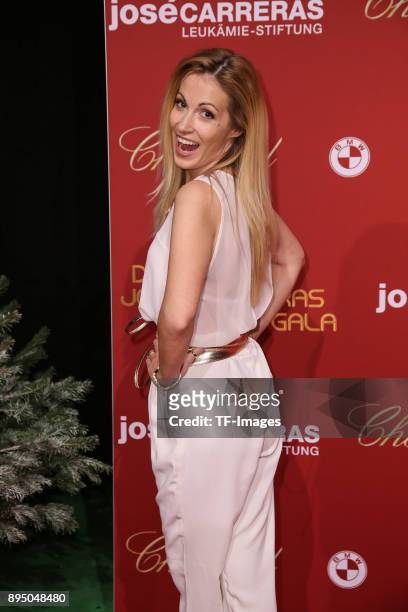 Andrea Kaiser attends the 23th Annual Jose Carreras Gala on December 14, 2017 in Munich, Germany.