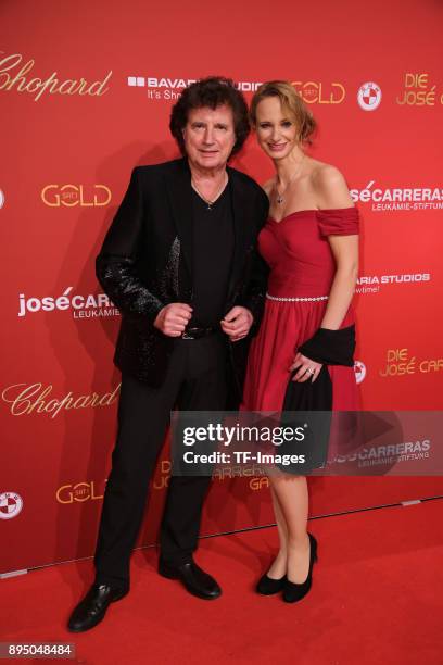 Olaf Malolepski and Pia Malo attend the 23th Annual Jose Carreras Gala on December 14, 2017 in Munich, Germany.