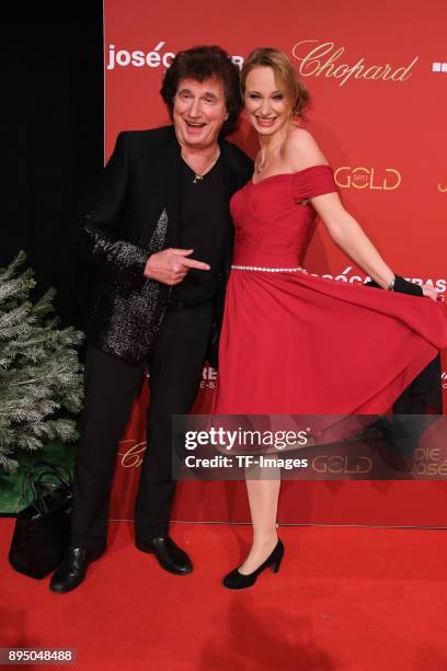 Olaf Malolepski and Pia Malo attend the 23th Annual Jose Carreras Gala on December 14, 2017 in Munich, Germany.