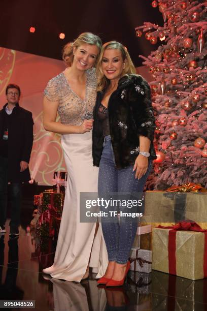 Nina Eichinger and Anastacia attend the 23th Annual Jose Carreras Gala on December 14, 2017 in Munich, Germany.