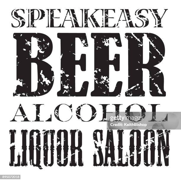 alkohol, alkohol, bier - speakeasy stock-grafiken, -clipart, -cartoons und -symbole