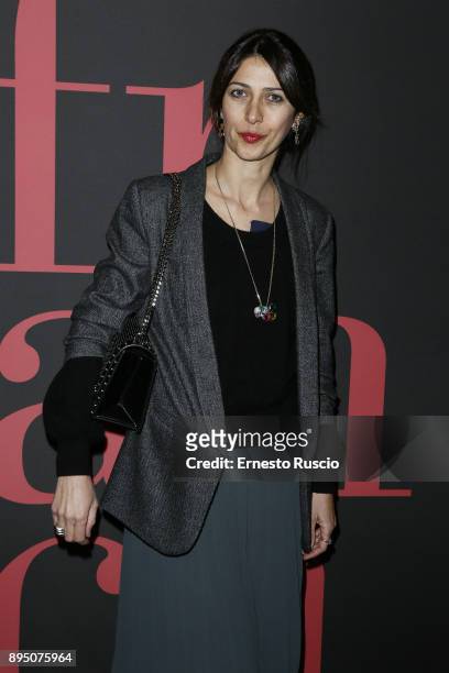 Olivia Magnani attends 'When Fashion Meets Brilliance' at Teatro Off/Off on December 18, 2017 in Rome, Italy.