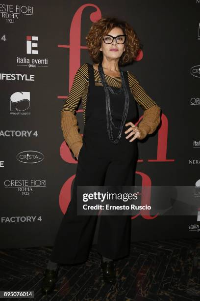 Eva Grimaldi attends 'When Fashion Meets Brilliance' at Teatro Off/Off on December 18, 2017 in Rome, Italy.