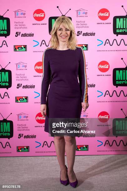 Spanish actress Maria Adanez attends the MIM Series Awards 2017 at the ME Hotel on December 18, 2017 in Madrid, Spain.
