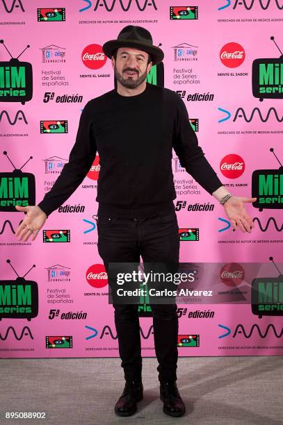 Spanish actor Alex O'Dogherty attends the MIM Series Awards 2017 at the ME Hotel on December 18, 2017 in Madrid, Spain.