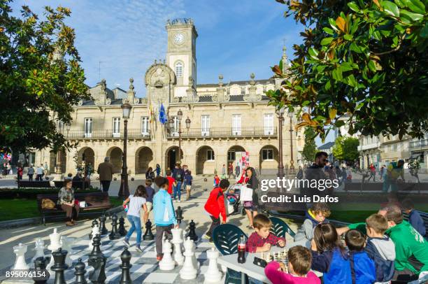 praza maior square lugo - maior 個照片及圖片檔