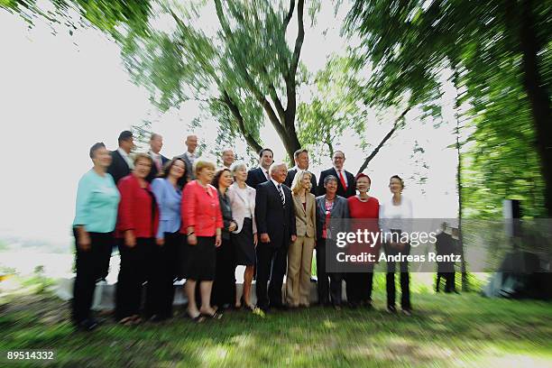 Brigitte Zypries, Karin Evers-Meyer, Andrea Nahles, Ulrike Merten, Carola Reimann, Barbara Kisseler, German Vice Chancellor and Foreign Minister...