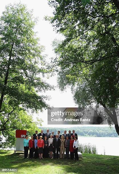 Brigitte Zypries, Karin Evers-Meyer, Andrea Nahles, Ulrike Merten, Carola Reimann, Barbara Kisseler, German Vice Chancellor and Foreign Minister...