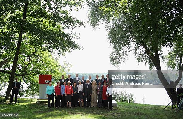 Brigitte Zypries, Karin Evers-Meyer, Andrea Nahles, Ulrike Merten, Carola Reimann, Barbara Kisseler, German Vice Chancellor and Foreign Minister...