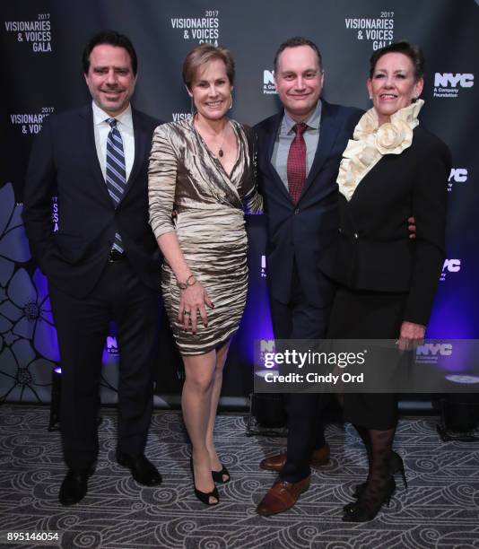 William Pennell, Lisa Truitt, Alexander Svezia and Christine Kurtz, of SPE Partners attend NYC & Company Foundation Visionaries & Voices Gala 2017 on...