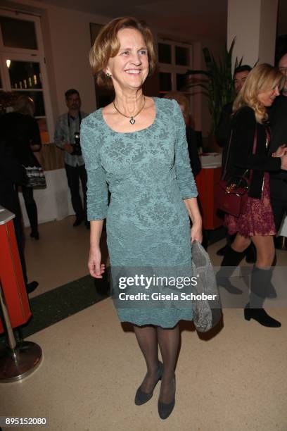 Karin Seehofer during the annual Christmas Roast Kid Dinner on December 18, 2017 in Munich, Germany.