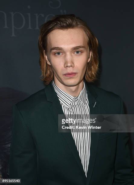 Charlie Plummer attends the premiere of Sony Pictures Entertainment's "All The Money In The World" at Samuel Goldwyn Theater on December 18, 2017 in...