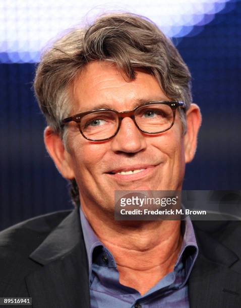 Actor Eric Roberts of the television show "Crash" speaks during the Starz Network segment of the Television Critics Association Press Tour at the...
