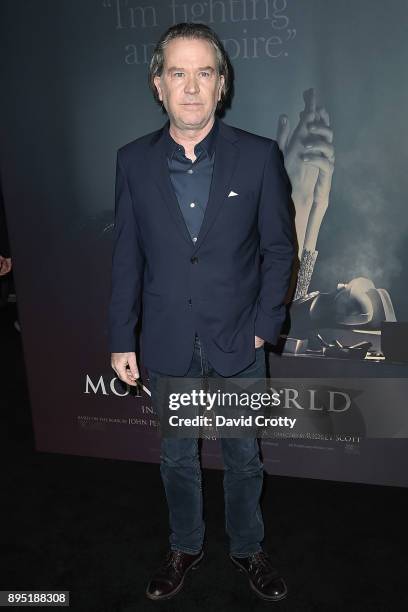 Timothy Hutton attends the Premiere Of Sony Pictures Entertainment's "All The Money In The World" - Arrivals at Samuel Goldwyn Theater on December...