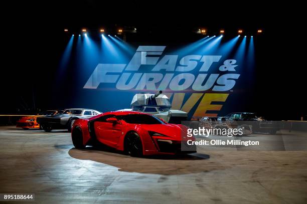 Cars from the show including the a 1994 Toyota Supra MK IV used on screen by Paul Walker in The Fast and the Furious , the Ice Charger version of the...