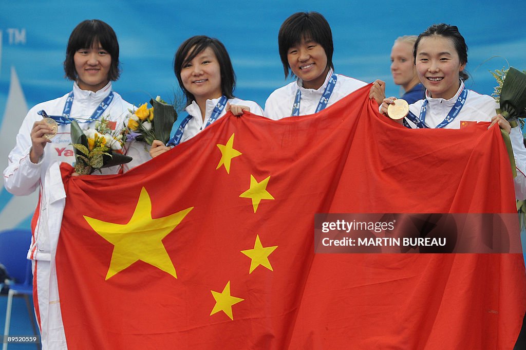 The Chinese team Yang Yu, Zhu Qian Wei,