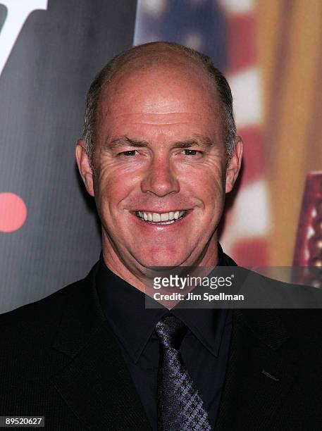 Actor Michael Gaston attends the premiere of "W." at the Ziegfeld Theatre on October 14, 2008 in New York City.