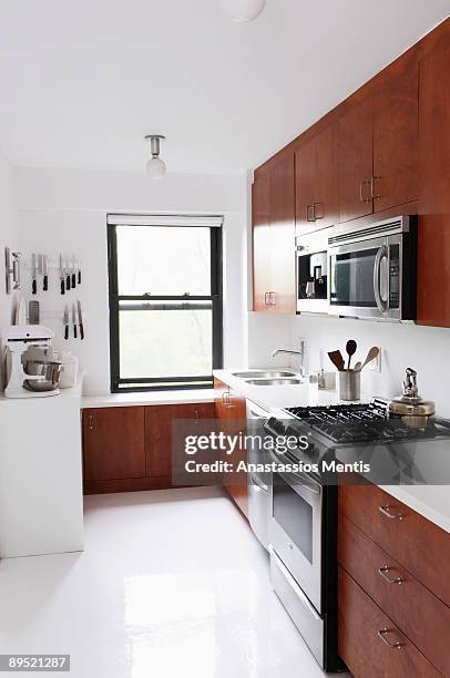 modern living room - new york apartment interior stock pictures, royalty-free photos & images