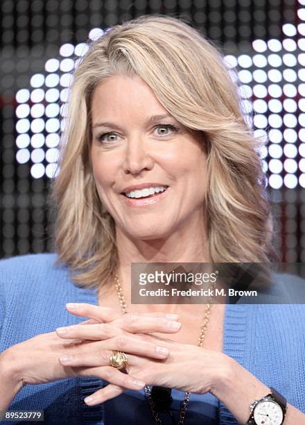 Executive Producer and host Paula Zahn of the television show "On The Case With Paula Zahn" speaks during the I.D. Investigation Discovery Cable...