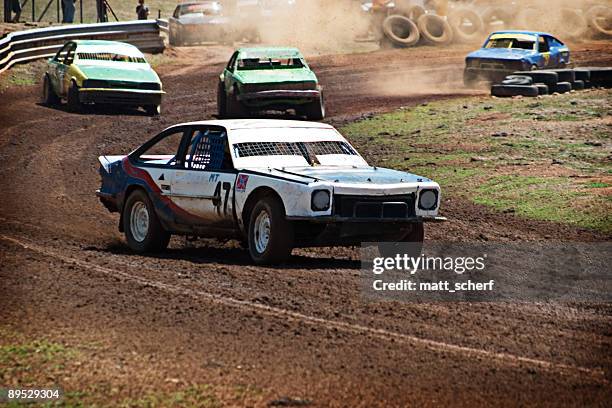 speedway - off road racing fotografías e imágenes de stock