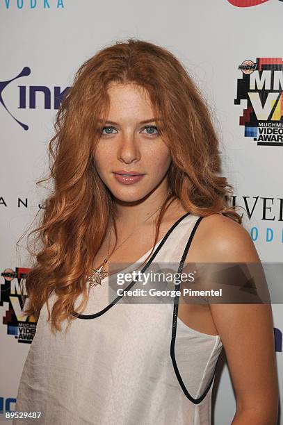 Actress Rachelle Lefevre attends a party hosted by Will.I.Am at This Is London on June 20, 2009 in Toronto, Canada.