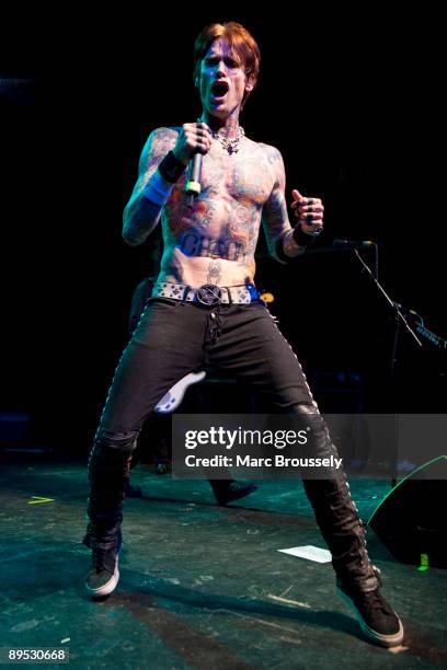 Josh Todd of Buckcherry performs on stage as part of Kerrang! Week Of Rock at The Forum on July 30, 2009 in London, England.