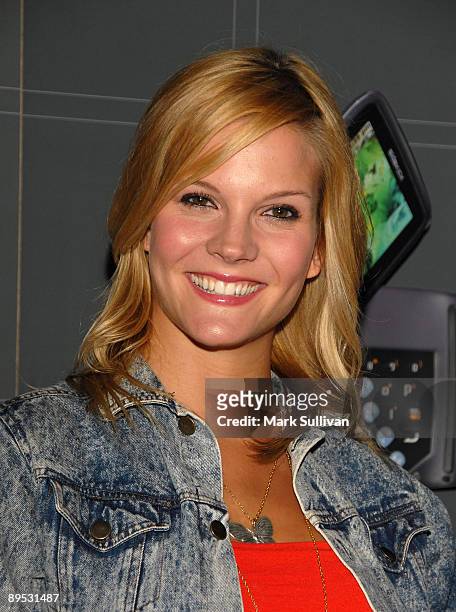 Actress Amber Borycki arrives at the T-Mobile Sidekick LX Launch held at Paramount Studios on May 14, 2009 in Hollywood, California.