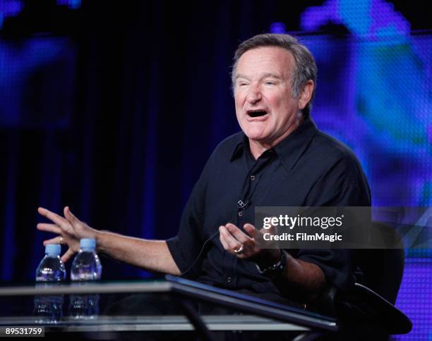 Robin Williams attends HBO's Summer TCA's held at The Langham Resort on July 30, 2009 in Pasadena, California.