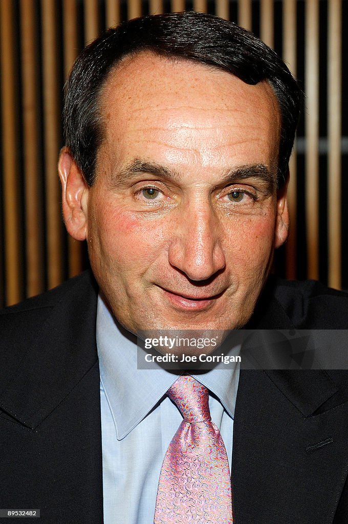 Mike "Coach K" Krzyzewski Book Signing At Barnes & Noble