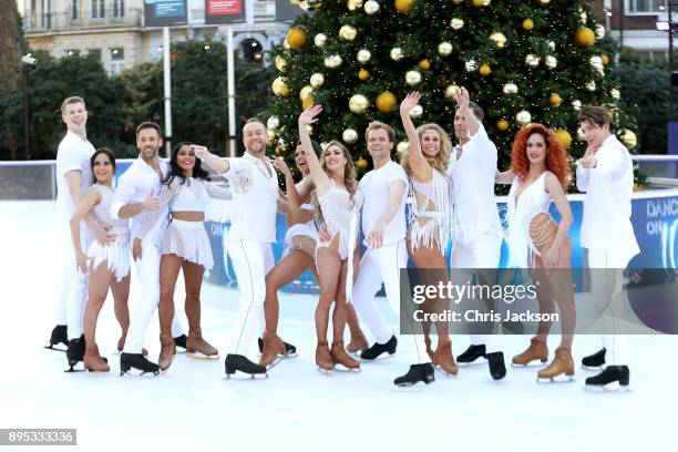 Ice skaters Hamish Gaman, Ale Izquierdo, Sylvain Longchambon, Brandee Malto, Dan Whiston, Vanessa Bauer, Brianne Delcourt, Mark Hanretty, Alex...