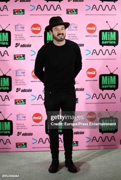 Alex O'Dogherty attends the 2017 MIM Series Awards at the ME Hotel on December 18, 2017 in Madrid, Spain.