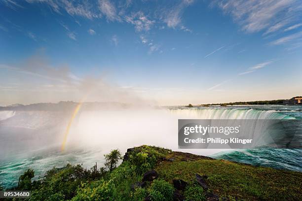 niagara falls - horseshoe falls niagara falls fotografías e imágenes de stock